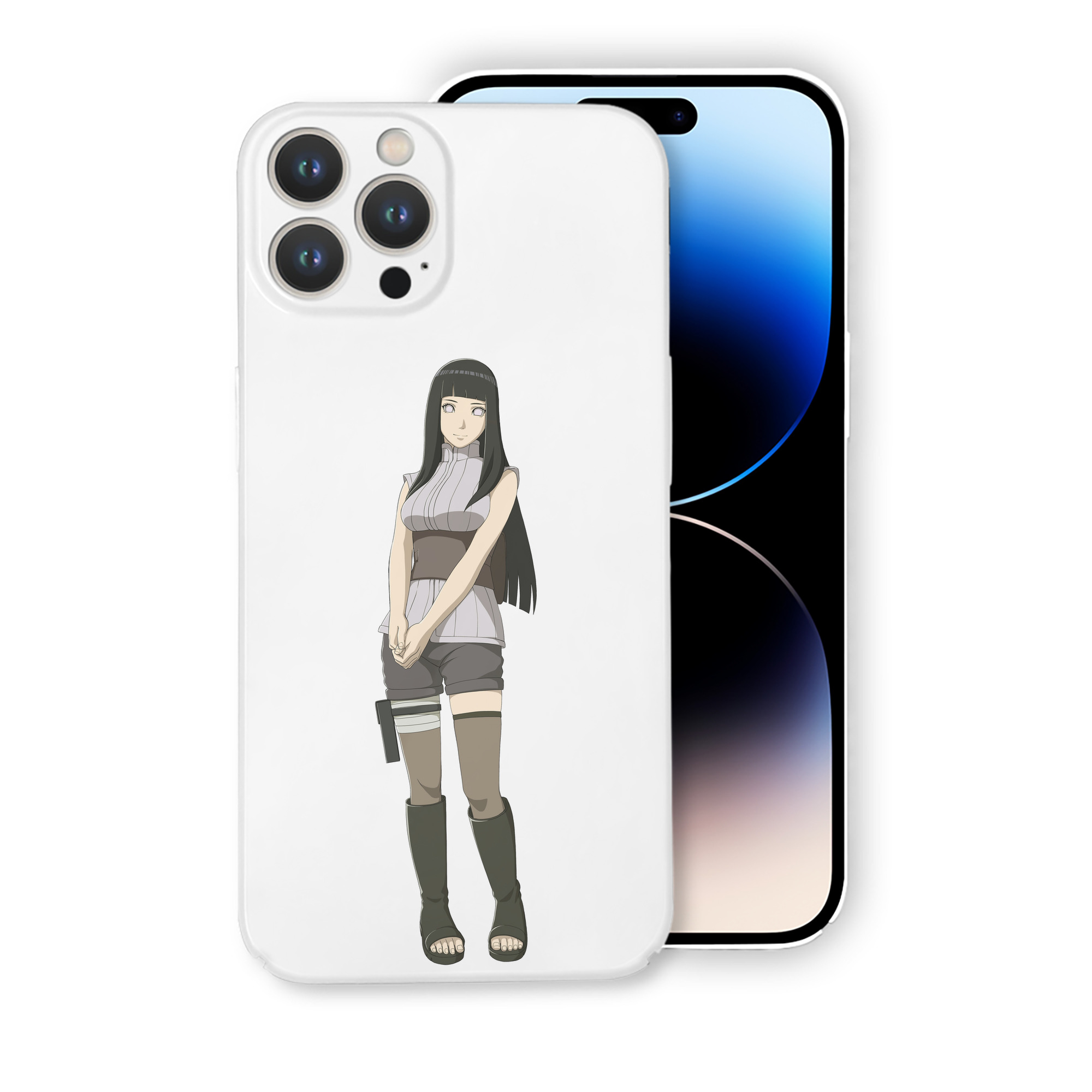 （画像用） NARUTO -ナルト- 日向ヒナタ Hyūga Hinata 【iPhone 14シリーズ対応】ハードケース